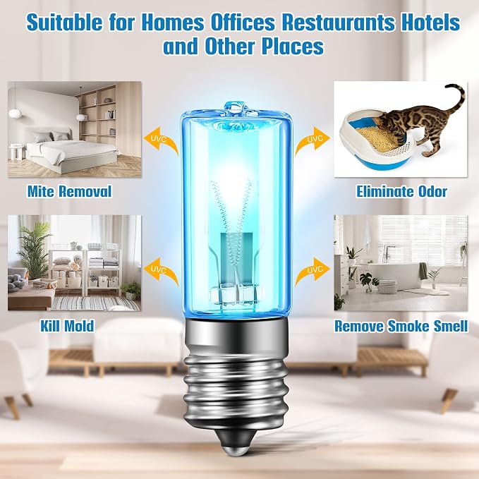 Qualirey 6 Pack LB1000 UVC Replacement Light Bulbs Compatible - Image 4