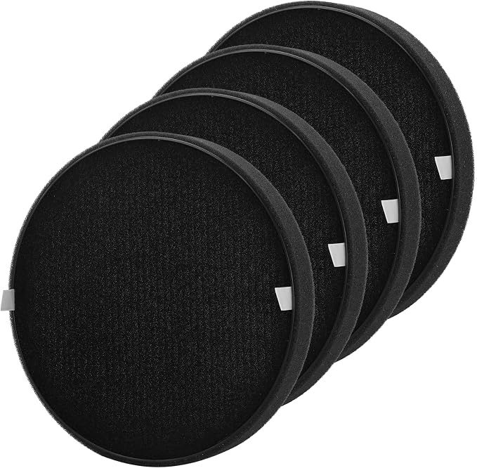 4-Pack Halo Replacement Filter, Compatible by Breabetter