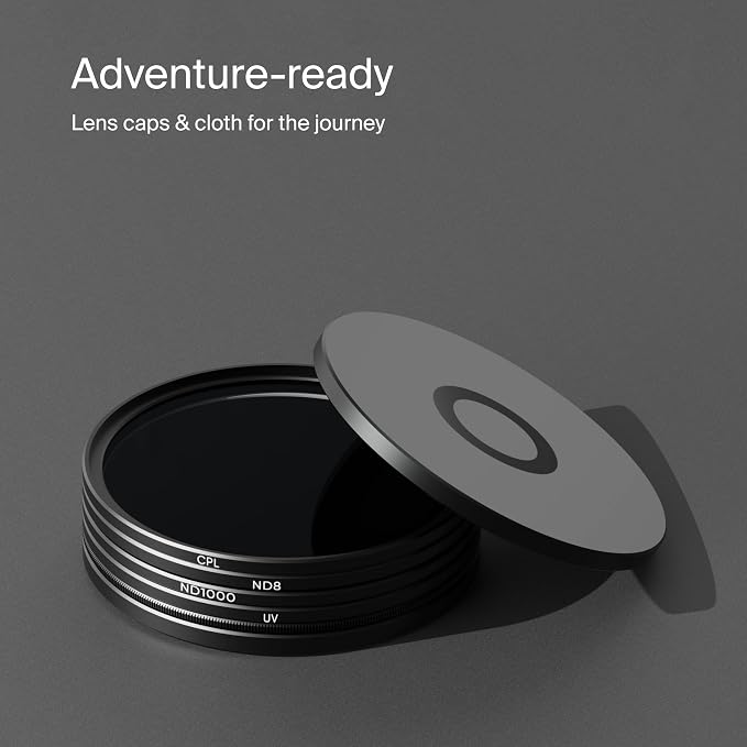 Urth 62mm 4-in-1 Magnetic Lens Filter Kit -UV, Neutral Density ND8, Ultra-Slim - Image 5