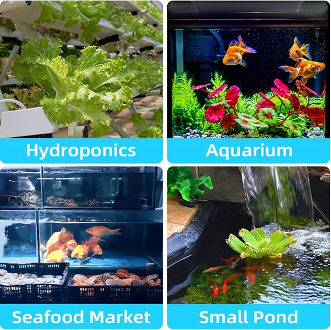 AQUANEAT Air Stone Disc, 4 Packs, Aerator Bubble Diffuser, Air Pump Accessories - Image 5
