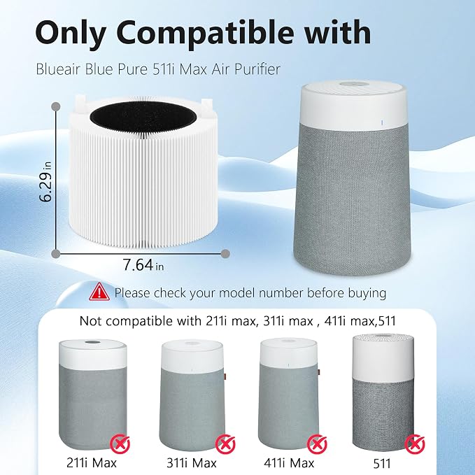 4 Sets 511i Max Replacement Filter Compatible - Image 2