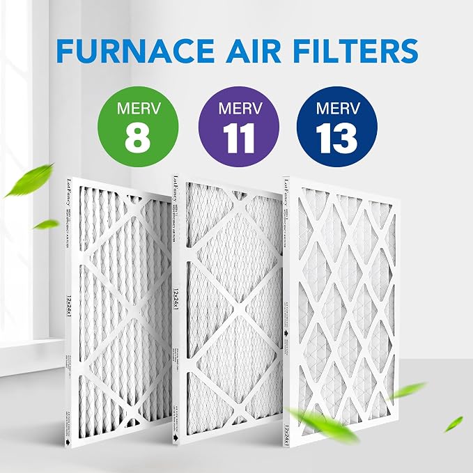LotFancy 12x24x1 Air Filter MERV 13 4-Pack, Electrostatic Pleated HVAC Furnace - Image 8