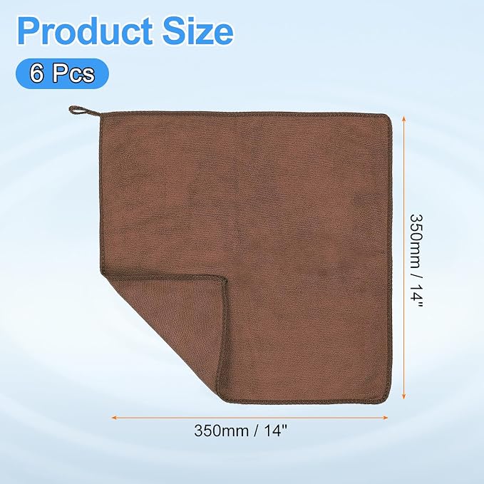 HARFINGTON 6 Pack Microfiber Cleaning Cloth - Image 2