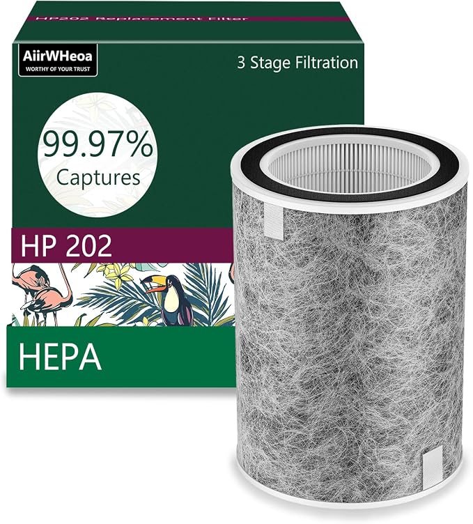 HP202 HP201 True HEPA Air Purifier MAX Filter Compatible by AiirWHeoa