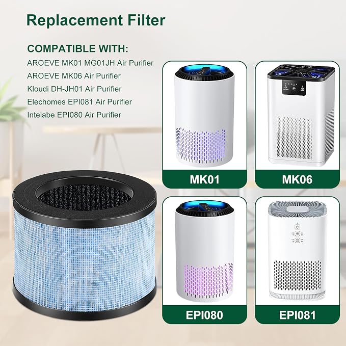 Katerelis 4 Pack MK01 MK06 TZ-K1 Replacement Filter Compatible - Image 2