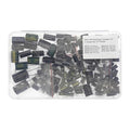 9 Values Total 157 Pieces 250V DIP Electrolytic Capacitor Kit 1uF 2.2uF 3.3uF by HUABAN