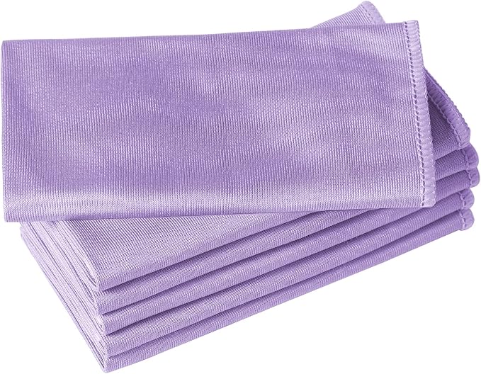 Puomue 6 Pack Microfiber Glass Cleaning Cloth, 16 Inch X 16 Inch, Lint Free by Puomue