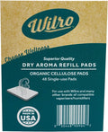 Wilro 48 Pack Humidifier, Aroma Diffuser, Vaporizer Aroma Refill Pads, by Wilro