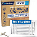 14x10 Aluminum 3-Way Air Register HVAC Vent Cover Wall Ceiling – Multi-Shutter by ACLAMINAIRE