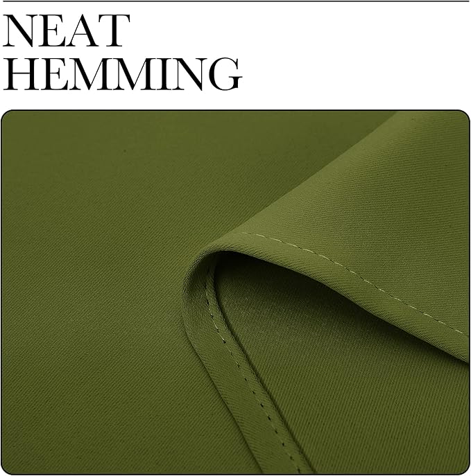 NICETOWN Olive Green Blackout Curtains 90 inches Length for Living Room, 2 Panels, 55" Wide, Thermal Insulated Long Drapes for Large Window