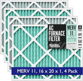 Spearhead MERV 11+ EPA-Registered Odor Defense HVAC AC Furnace Filter w/Rigid by SPEARHEAD
