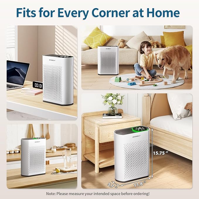 ECOSELF Genuine Replacement Air Purifier Pet Allergy Filter - Image 9