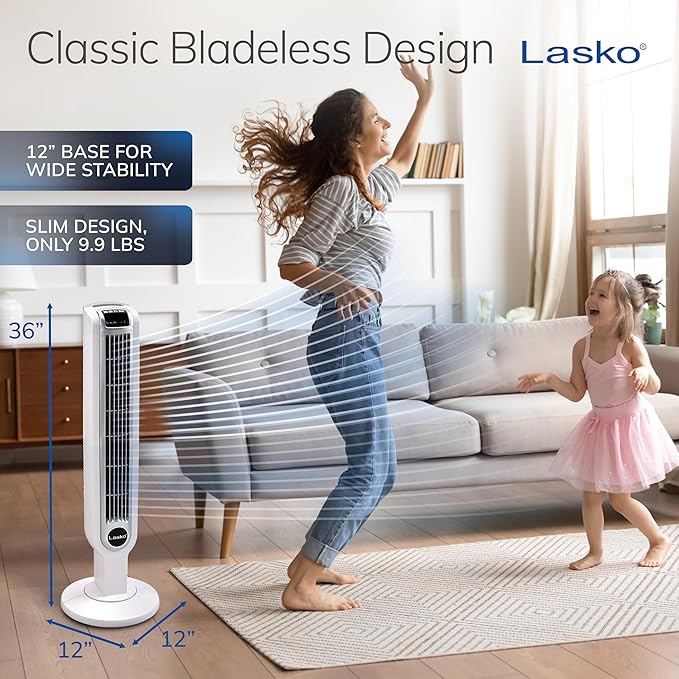 Lasko Oscillating Tower Fan - Image 4