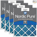 Nordic Pure 14x20x1 Pleated MERV 7 Air Filters 4 Pack by NordicPure