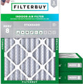 Filterbuy 18x20x4 Air Filter MERV 8 Essential Dust & Allergy Defense, by Filterbuy