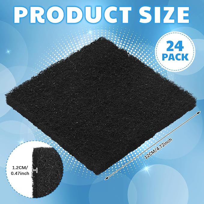 Glooglitter 24 Pack Activated Carbon Filter Replacement Refills Solder Smoke - Image 2