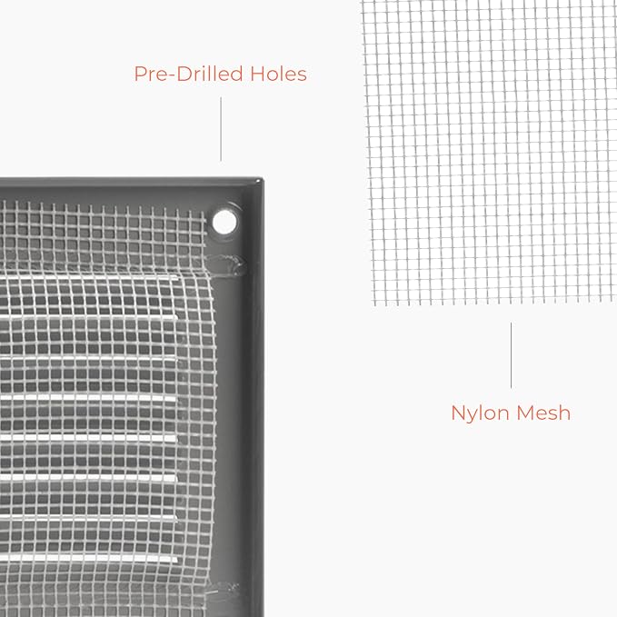 HVAC OV 12" x 4" Inch Gray Metal Vent Cover – Ceiling Vents Covers - Image 4
