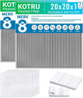 20x20x1 Reusable Air Filter Kit: Includes 4 replaceable MERV 13 filter pads and by Unknown