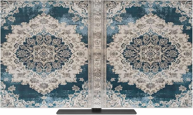 Retro Medieval Ethnic Pattern Indoor TV Cover, Elastic TV Screen Protector - Image 2
