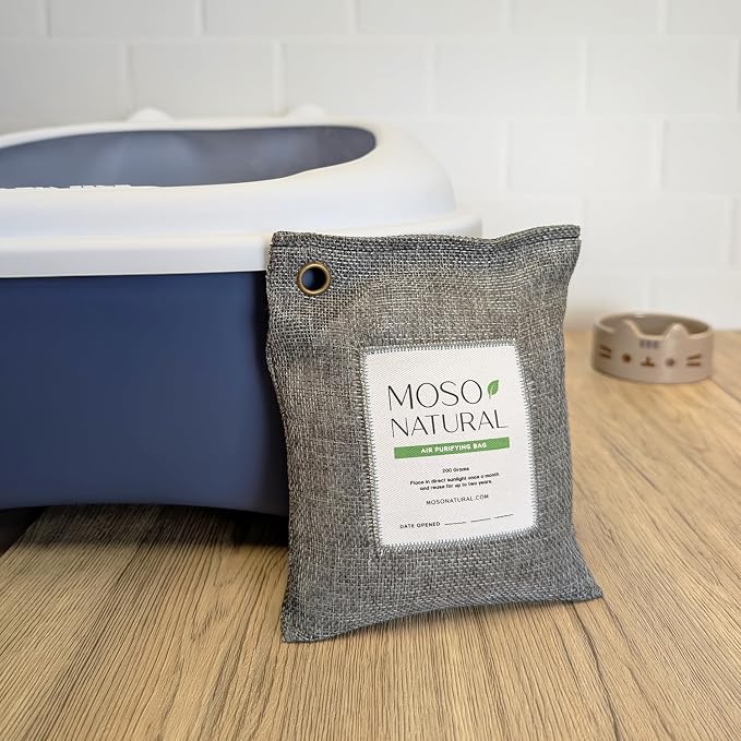 Moso Natural Air Purifying Bag 200g Premium Charcoal Odor Absorber, Car Odor - Image 5