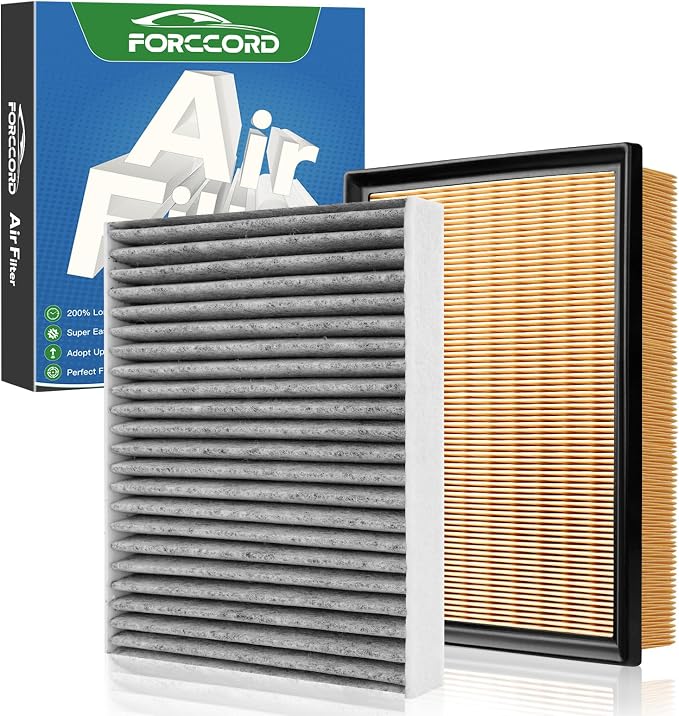 Cabin & Engine Air Filter Fit for Lexus RX450h 2016-2022, RX450hL 2018-2022 by Forccord
