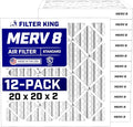 Filter King 20x20x2 Air Filter Dust & Allergy Control AC Furnace Filters by FilterKing