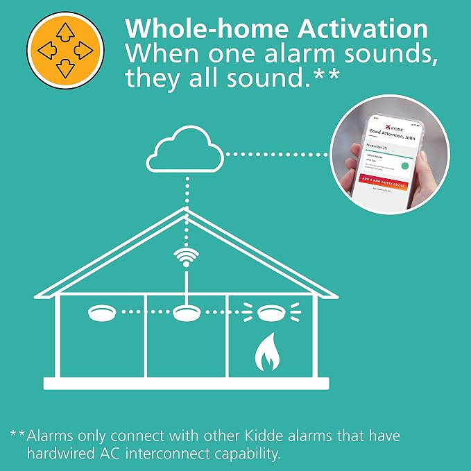 Kidde Smart Smoke Detector & Indoor Air, Quality Monitor, Alexa Compatible - Image 13