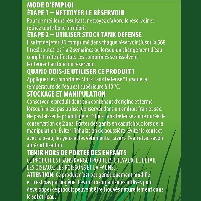 Airmax Stock Tank Defense Livestock Water Trough Cleaner Treatment, 24 Tabs | - Image 3