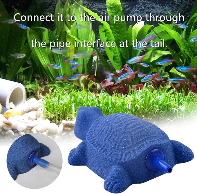 2 PCS Turtle Aquarium Bubble Air Stone Professional Aquarium Aerator Fish Tank - Image 4