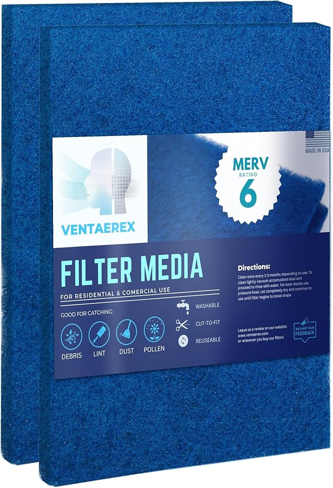20x30x1 Reusable Air Filters by VENTAEREX