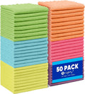 Orighty Microfiber Cleaning Cloths, 50 Pack Microfiber Towels Bulk, Ultra-Soft by AllRightinOrighty