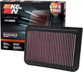 K&N High-Flow Original Lifetime Engine Air Filter: Increase Power: Premium by KNEngineeringInc