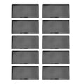 10pcs Fan Dust Filter Mesh 120x240mm Magnetic Frame PVC PC Computer Case Fan by fosa