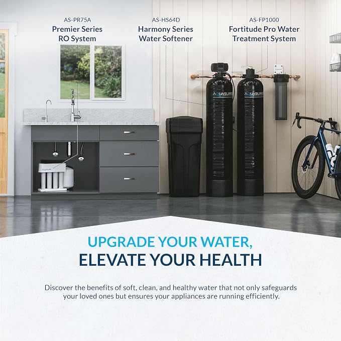 Aquasure Harmony Series 48, 000 Grains Whole House Water Softener w/High - Image 9