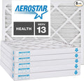 Aerostar 15x20x2 MERV 13, Pleated Air Filter, Box of 6, Made in the USA by AirFiltersDelivered