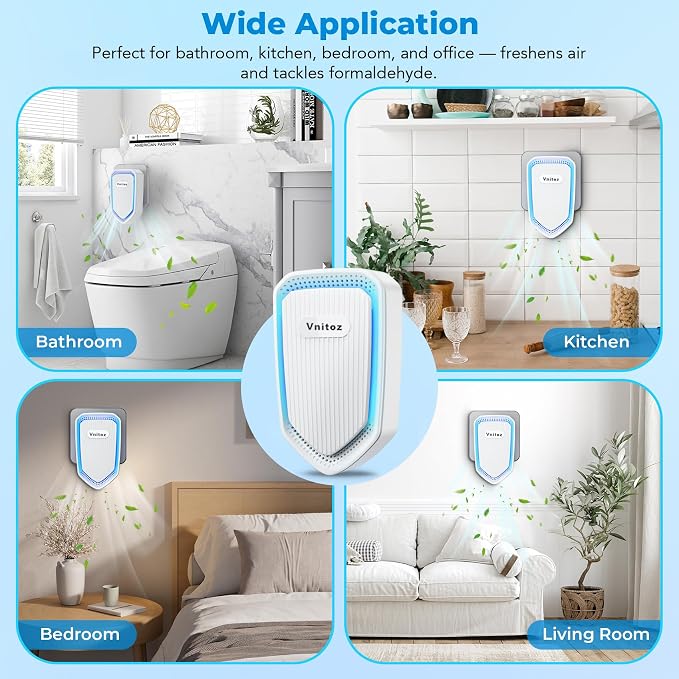 Air Ionizers Plug In Negative Ion Air Purifiers Quiet Air Freshener - Image 7