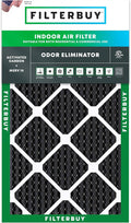 Filterbuy 16x25x1 Air Filter MERV 10 Odor & Allergy Defense by Filterbuy