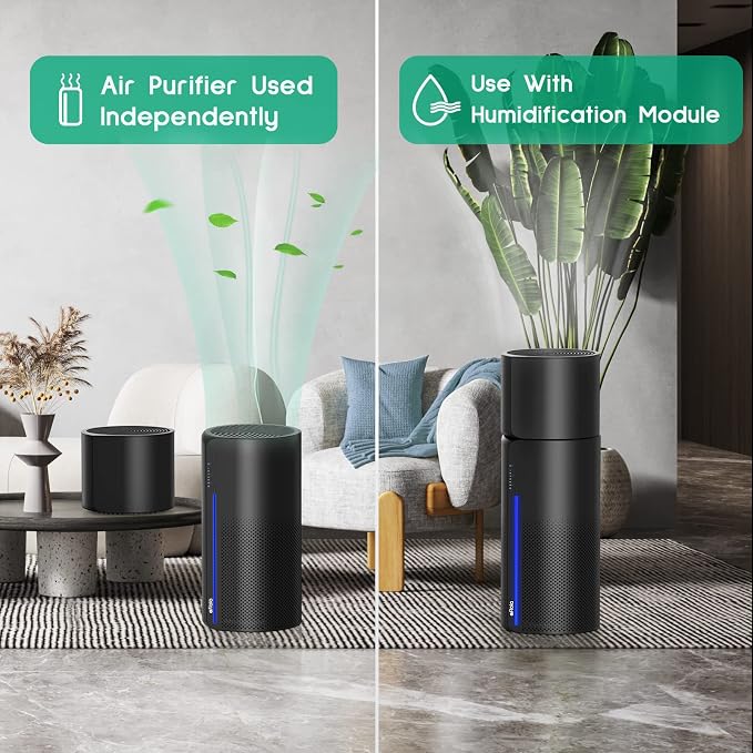 Afloia 2-in-1 Air Purifier and Humidifier Combo, Quiet 3-Stage Filtration - Image 4