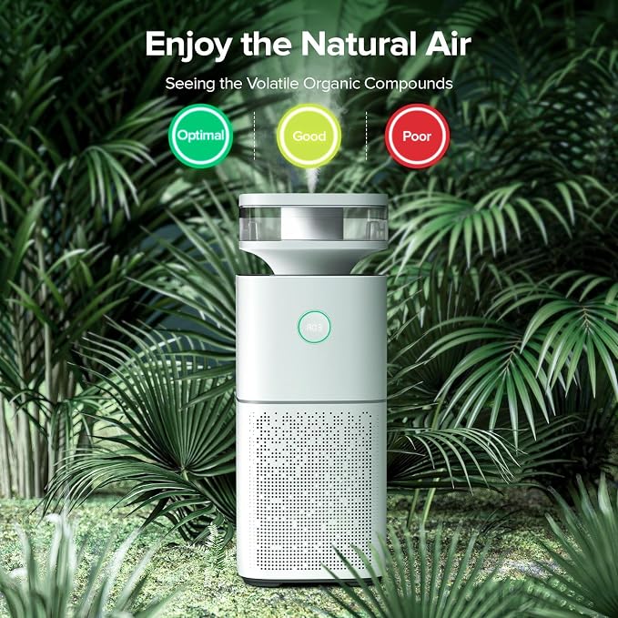 Air Purifier and Humidifier 2 in 1, H13 HEPA Filter, 4-Level Humidification & - Image 7