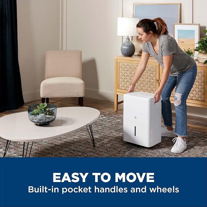 GE Portable Dehumidifier 35 Pint, Basement & Garage or Rooms up to 3000 Sq Ft - Image 4