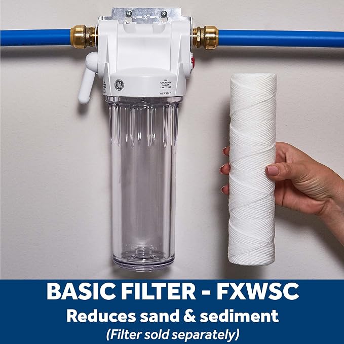 GE Whole House Water Filtration System, Rust & More, Install Kit & Accessories - Image 9