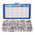 BOJACK 15 Values 300pcs Fast-Blow Glass Fuses Assortment Kit 5x20mm 250V 0.1 by BOJACK
