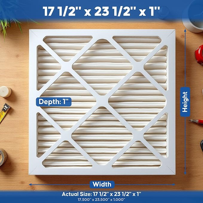 Aerostar 17 1/2x23 1/2x1 MERV 11 High Efficiency Pleated Air Filter, - Image 3