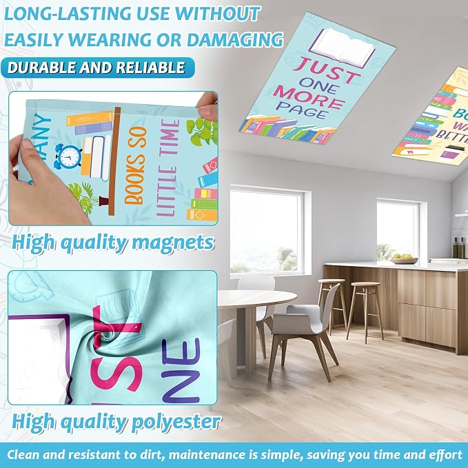 6 Pcs Colored Reading Fluorescent Light Covers - Image 3