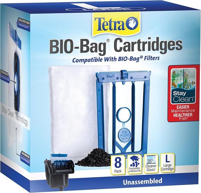 Tetra Whisper Bio-Bag with Stay Clean, Large Filter Cartridges by Tetra