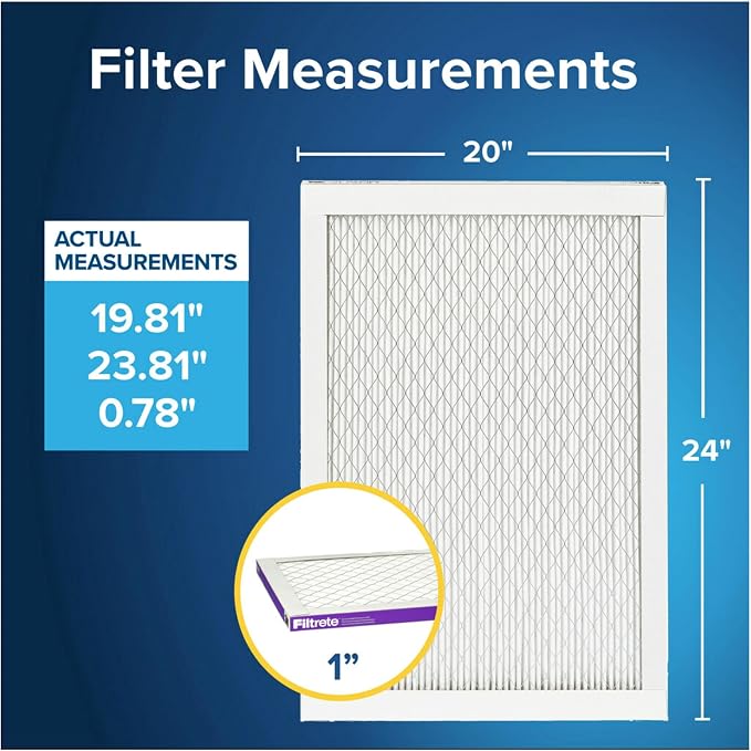 Filtrete 20x24x1 AC Furnace Air Filter, MERV 12, MPR 1500, CERTIFIED asthma & - Image 2