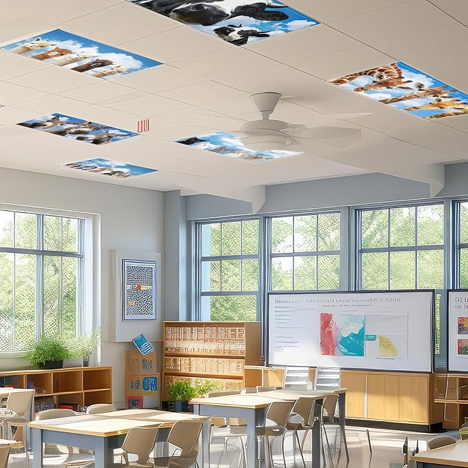 Wiooffen 8Pcs Fluorescent Light Covers - Image 7