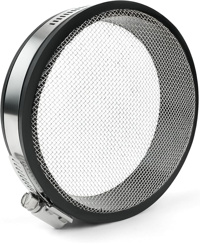4″ Turbo Inlet Guard Steel Mesh Screen, Universal 4″ / 102 mm Fit by Jetuplusllc