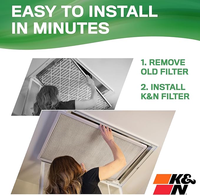 K&N 24X24X1 HVAC Furnace Air Filter, Lasts a Lifetime, Merv 13, the Last HVAC - Image 5