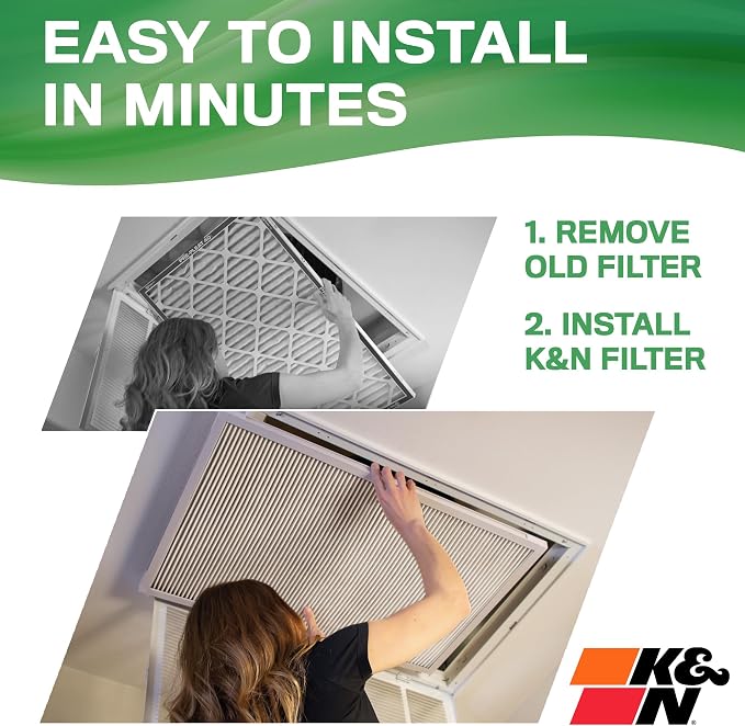 K&N 14X20X1 HVAC Furnace Air Filter, Lasts a Lifetime, Merv 13, the Last HVAC - Image 5